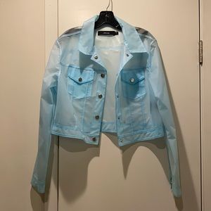 Blue Vinyl Jacket